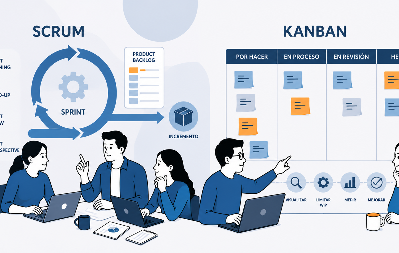 Metodologías ágiles: Scrum y Kanban
