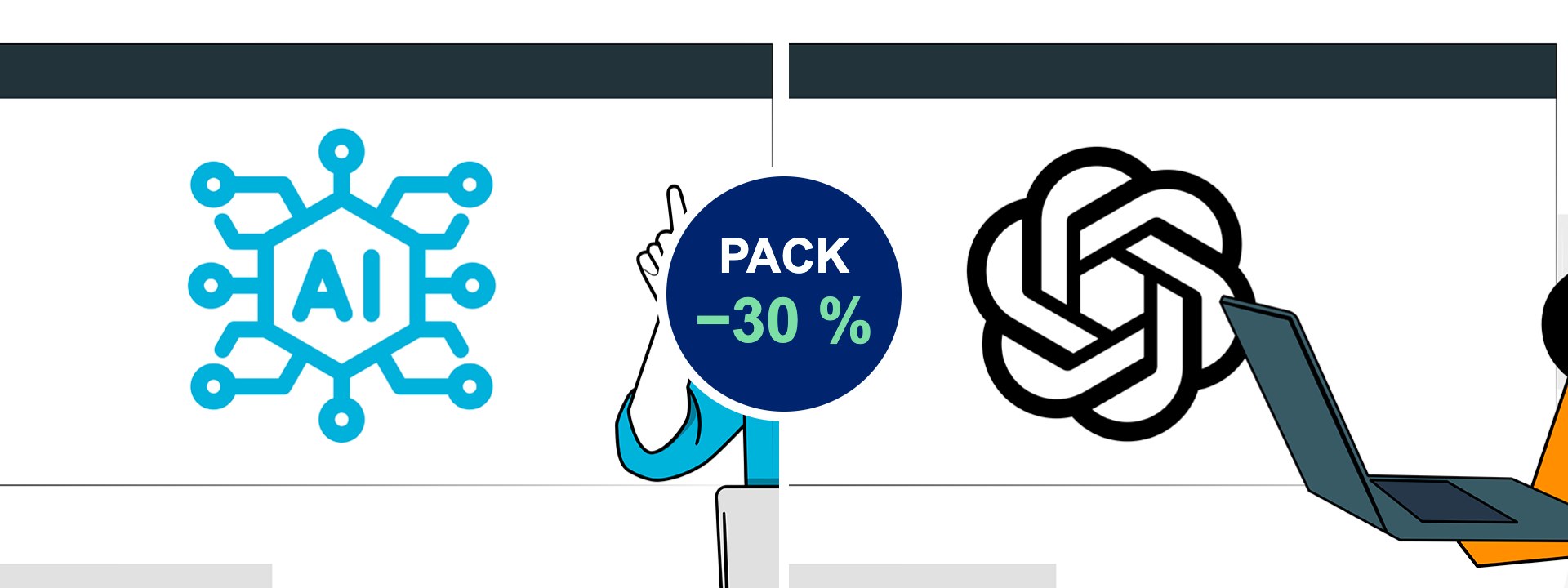 Pack inteligencia artificial en el trabajo: introducción a la IA + ChatGPT con un 30 % de descuento