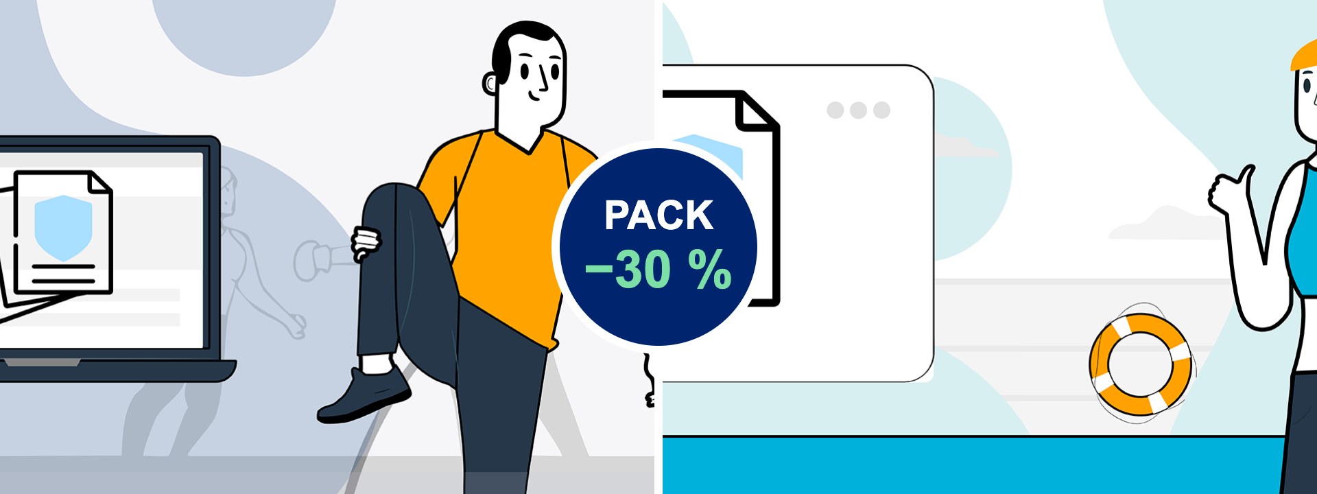 Pack PRL en el deporte acuático: nivel básico + monitor de natación con un 30 % de descuento